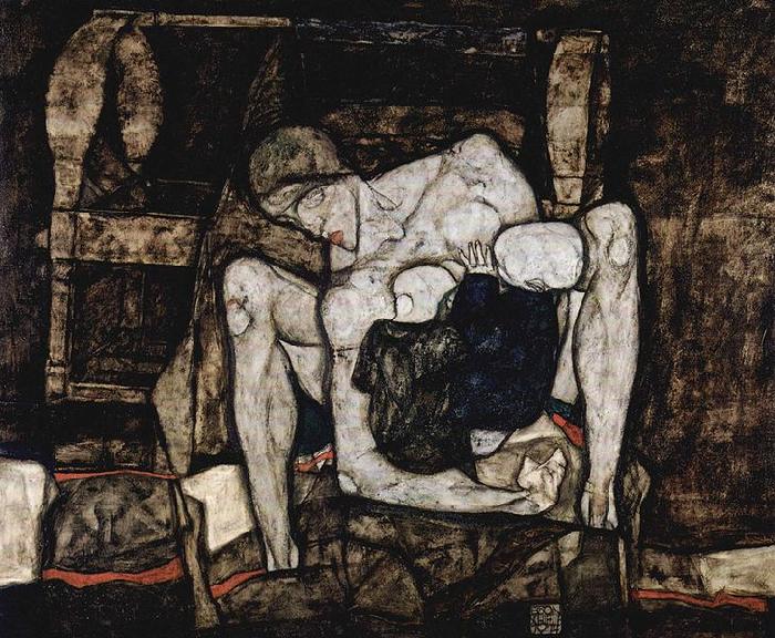 Egon Schiele Blind Mother France oil painting art